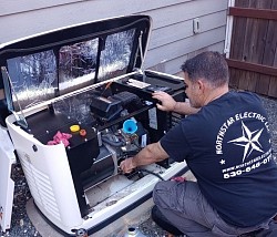 Emergency backup generator