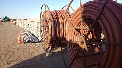 Att wire spool volcano fiber optic