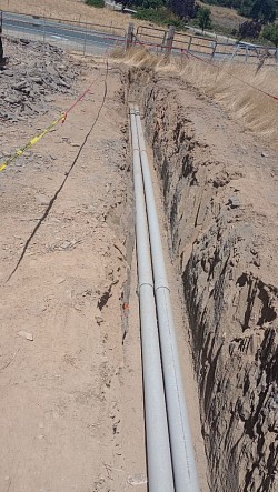 Joint trench acorn ridge