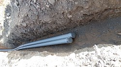 Underground trench electrical