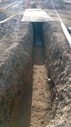 Joint trench electrical